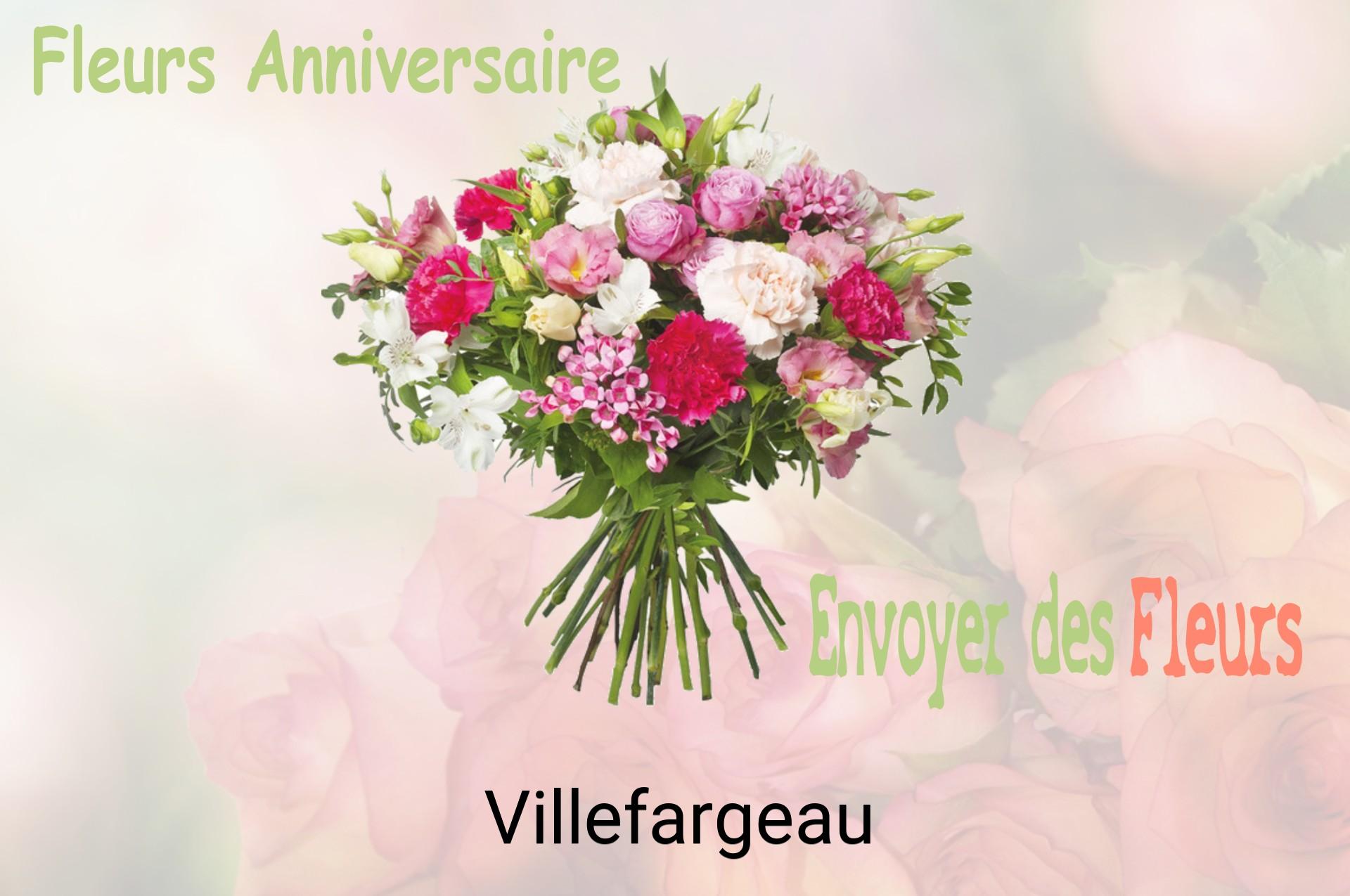 Bouquet de fleurs d’anniversaire livré à Villefargeau