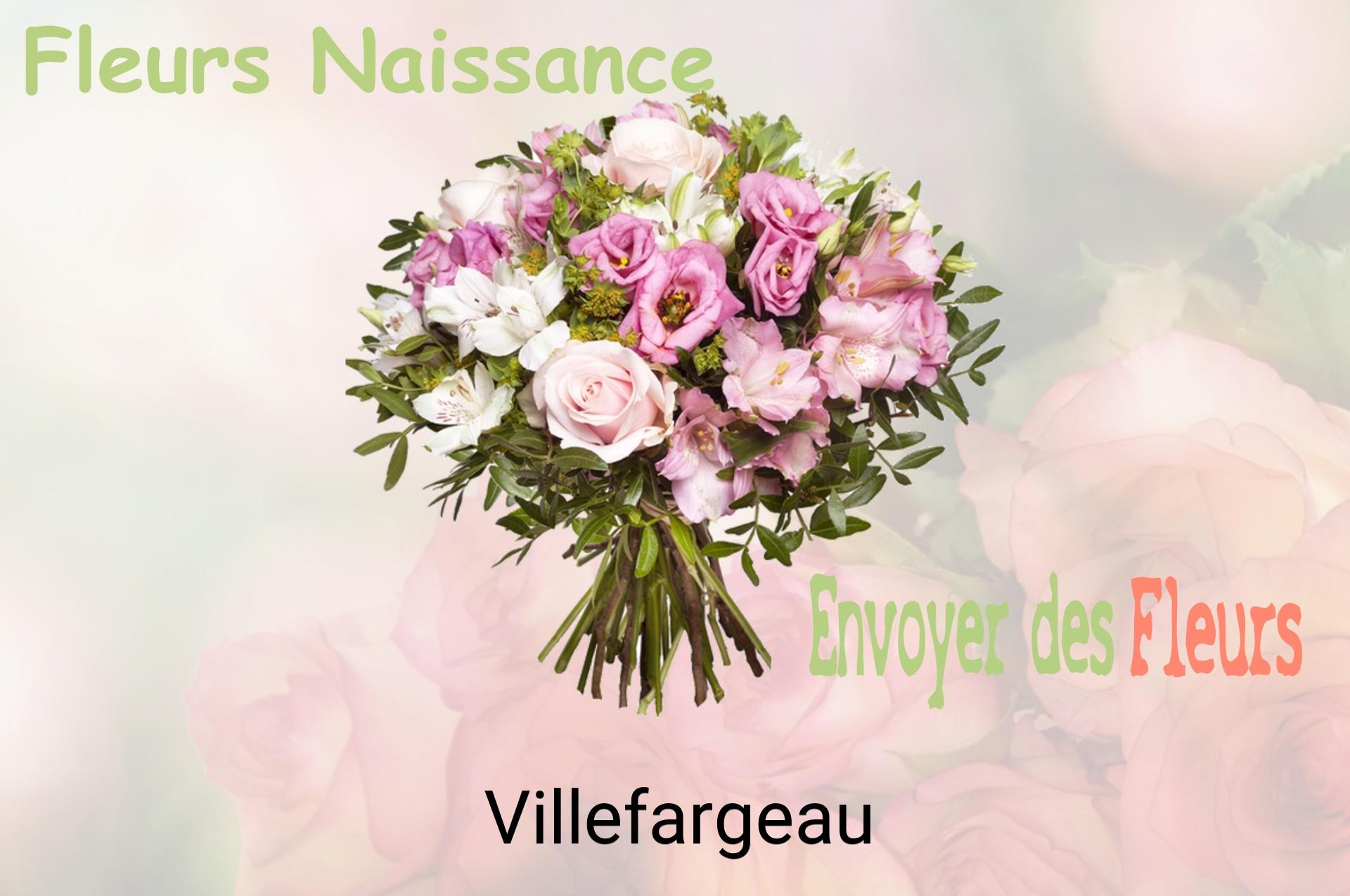 Bouquet de fleurs de naissance livré à Villefargeau